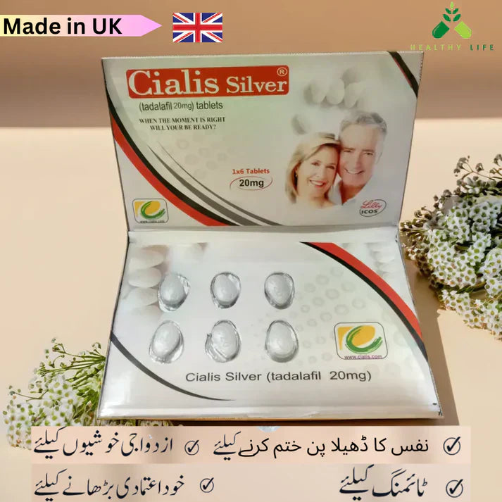 BOOK Cialis Silver 20mg 6 Tablet