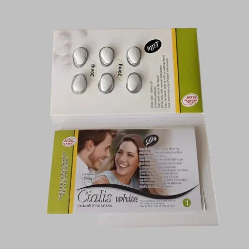 (BOOK) Cialis White  20mg 6 Tablets