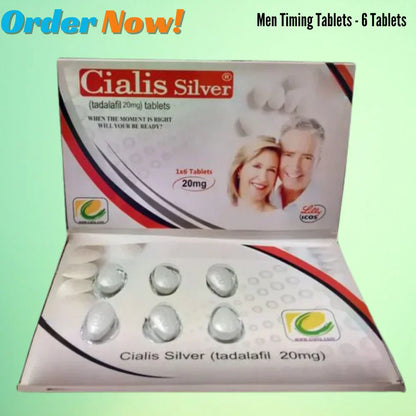 BOOK  Cialis Silver 20mg 6 Tablet