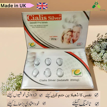BOOK  Cialis Silver 20mg 6 Tablet